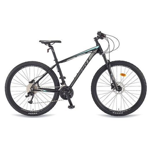 스마트자전거 테트라 5XX MTB 2024년 69.9cm27.5인치 30단 유압식디스크브레이크 입문용 미조립, 1개, 180cm, M사이즈 블랙