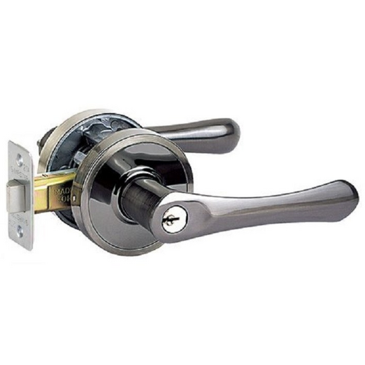 100 국산 항균 녹 변색없는 흑진주도금 3100 E1 방문손잡이 문고리 레버 도어락 강력보안키3개