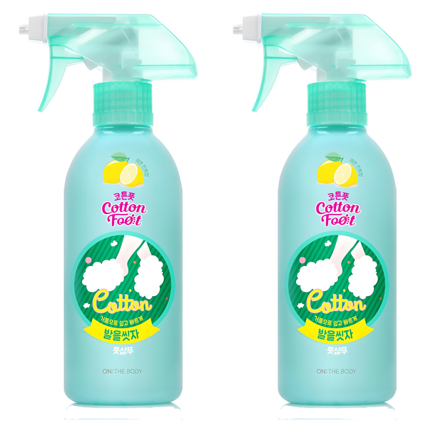 온더바디 발을씻자 코튼 풋샴푸 레몬민트향 이미지