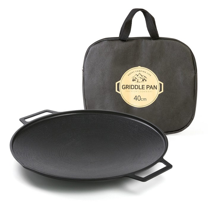 퀸센스 인덕션 IH 올비아 캠핑  그리들팬  수납가방