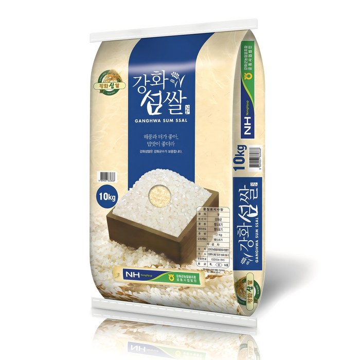 강화군농협 강화섬쌀 삼광 백미, 상등급, 10kg, 1개