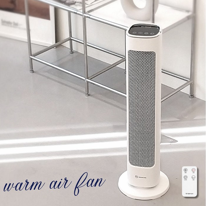 최신절전형디앤룸 프리미엄 초강력 급속발열 PTC 타워형 리모컨 온풍기