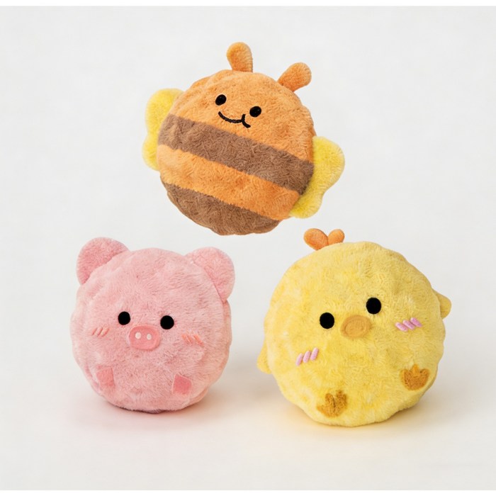 강아지 공 삑삑이 미니 반려견 장난감 3종