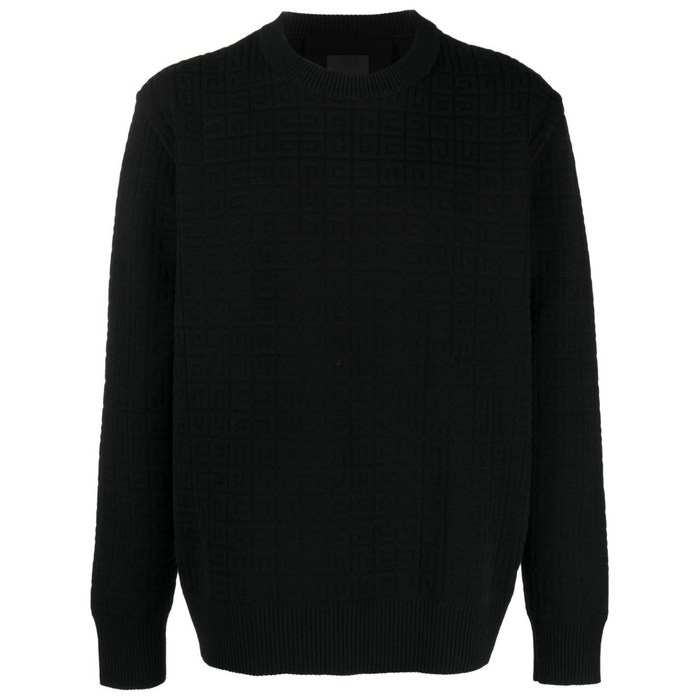 지방시 울 혼방 자카드 스웨트셔츠