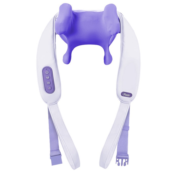 프리미엄 4D 목 어깨 마사지기 온열 지압 무선 안마기