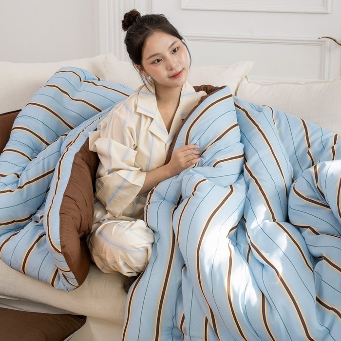 몽쉐어 모달 100 백화점 품질 도시적 감성느낌 차렵이불 이불세트 SS QK