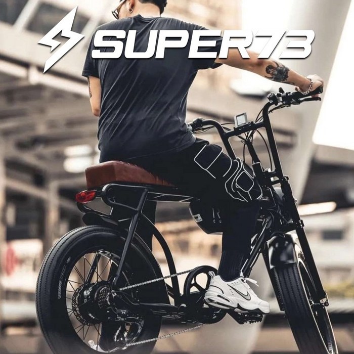 슈퍼73 지디자전거 전기팻바이크 super731 스타 전기 자전거 와이드 타이어는 오프로드 오토바이 레트로 기어 시프트 부스트를 대체합니다.