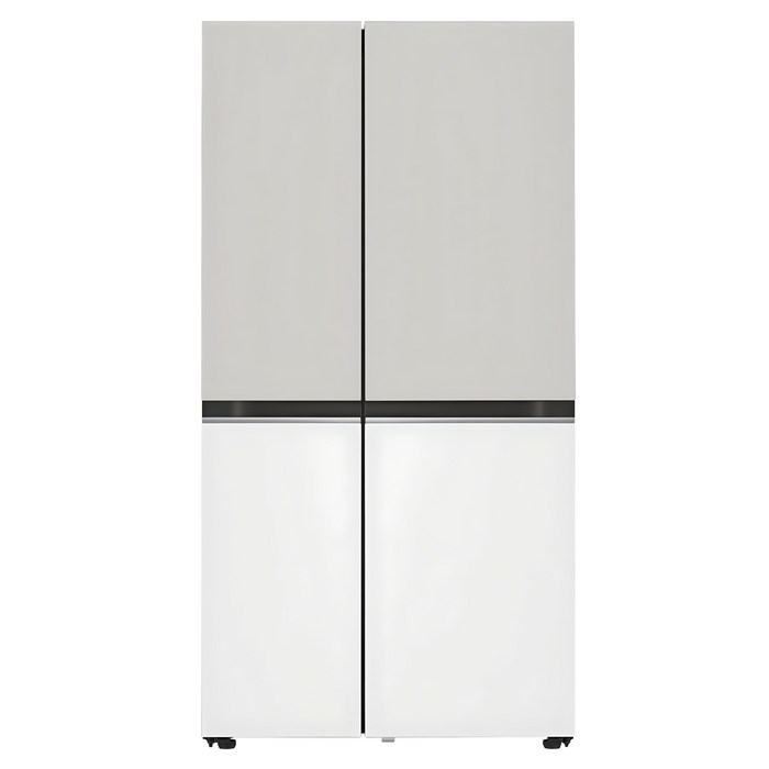 색상선택형 LG전자 디오스 오브제컬렉션 652L 양문형 냉장고 메탈 S634MGW12Q 방문설치