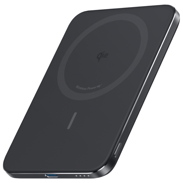 앤커 맥고 나노 파워뱅크 5000mAh 20W 슬림형 무선충전 보조배터리, 블랙, A1665