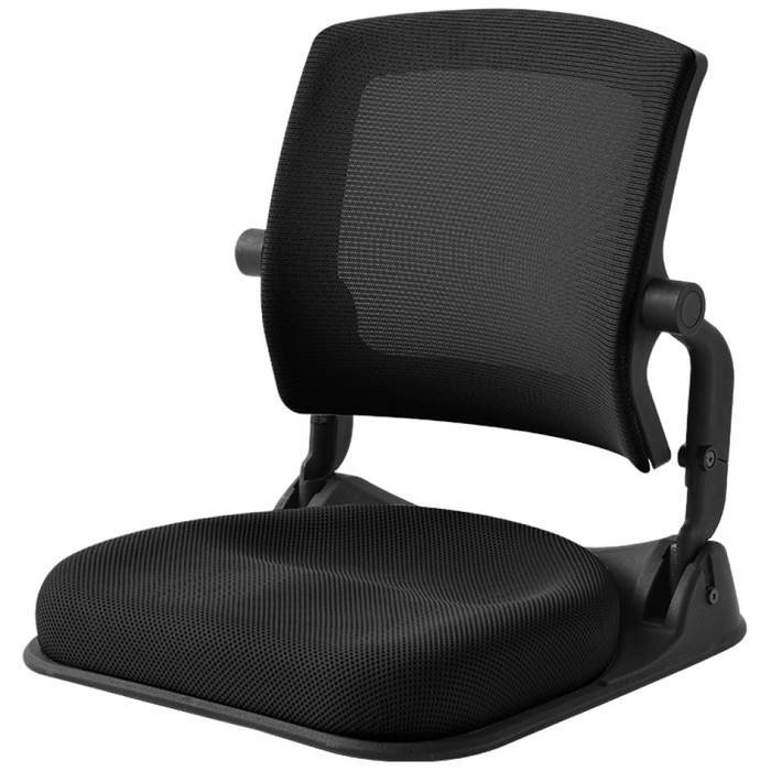 퍼백 PBL1503 브리즈백 접이식 휴대용 좌식의자 일식집 다다미방 허리 편안한 바닥의자 블랙