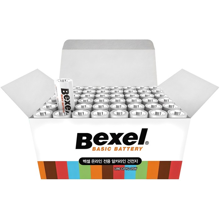 벡셀 베이직 알카라인 AA건전지