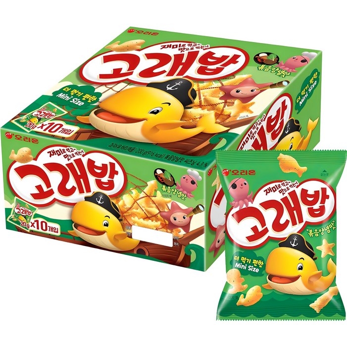 오리온 고래밥 볶음양념맛, 20g, 10개 오리온 고래밥 볶음양념맛, 20g, 10개