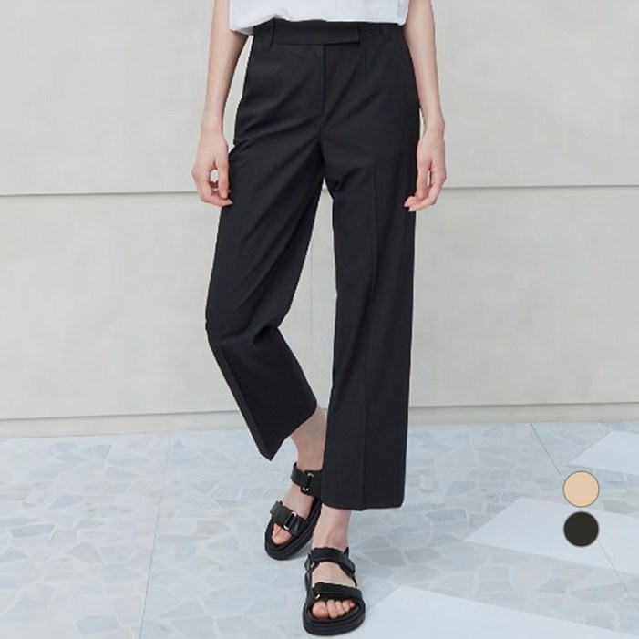 더아이잗 여성용 스티치 스트레이트 팬츠 IN5A0SL03