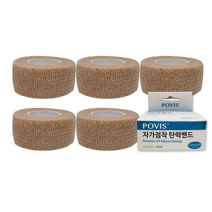 수성 포비스 자가점착 탄력밴드 2.5cm x 4.5m 수성 포비스 자가점착 탄력밴드 2.5cm x 4.5m