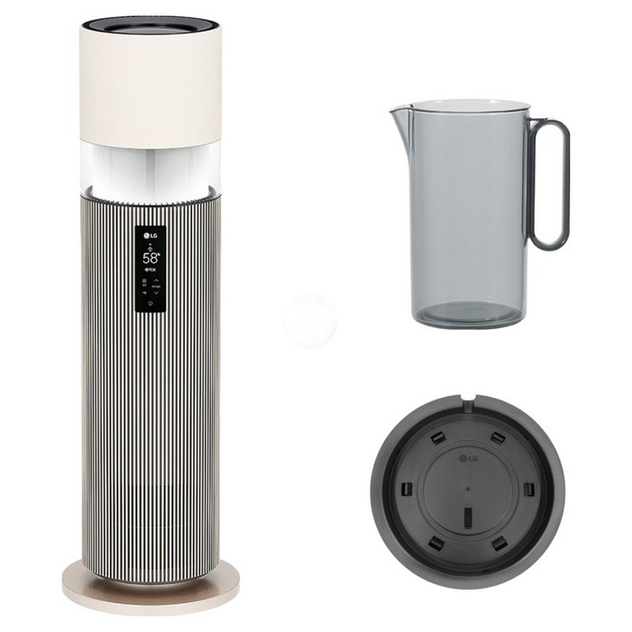 LG전자 퓨리케어 오브제컬렉션 하이드로타워  무빙휠  급수비커 세트 HY705RSUABM 방문설치