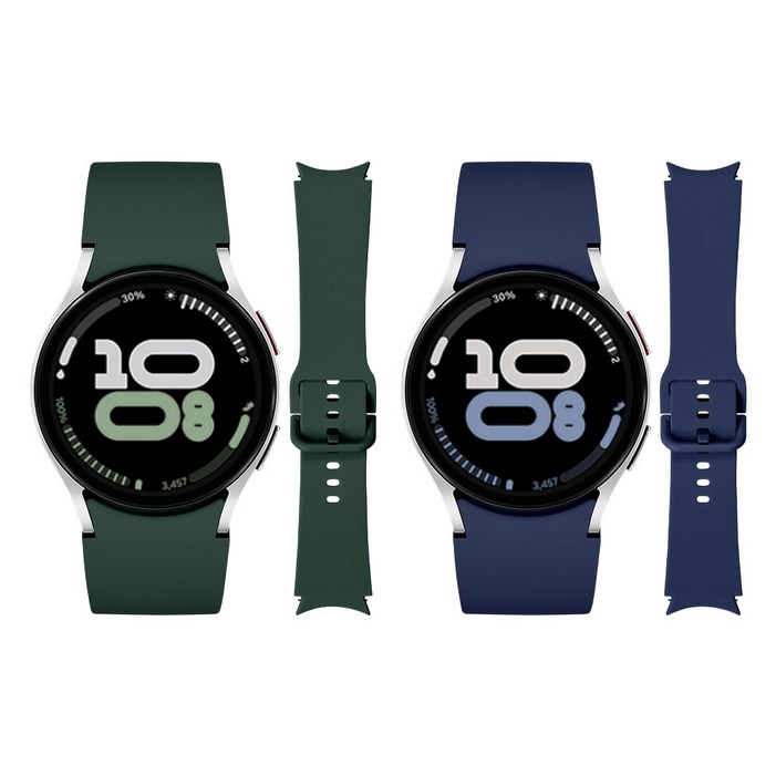 리아몬트 갤럭시워치 스포츠 밴드 버클실리콘 스트랩 2p 세트