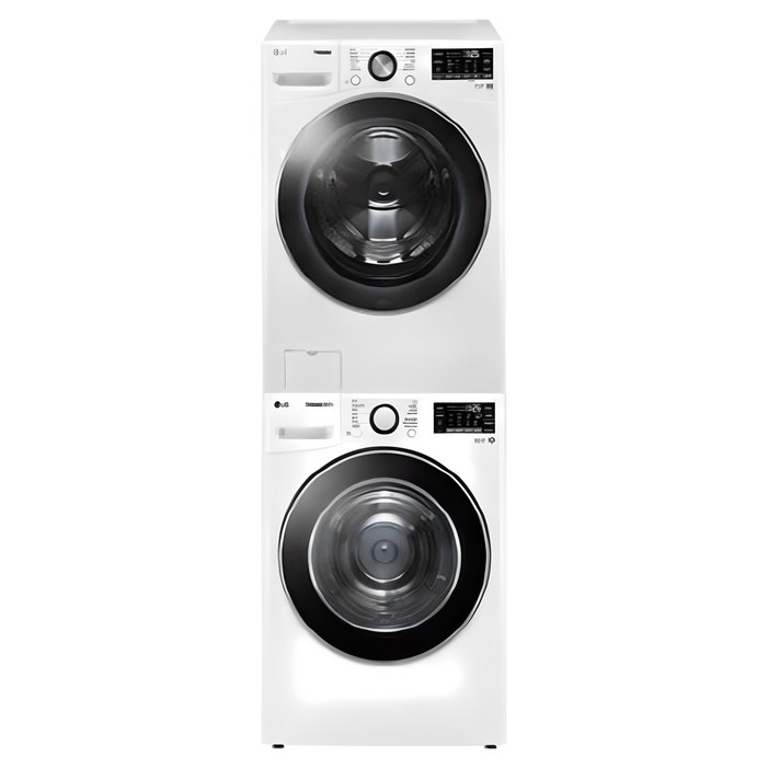 LG전자 트롬 세탁기 F24WDWP  건조기 RH19WTWN 24kg  19kg 방문설치