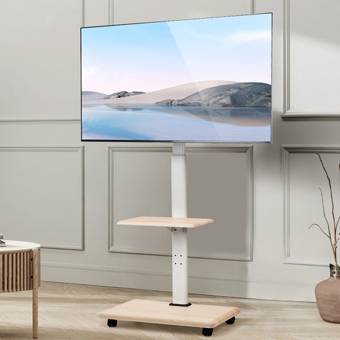 홈플래닛 삼탠바이미 이동식 TV 모니터 스탠드 거치대, 26~75인치 40kg