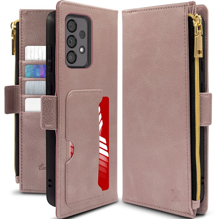 엑씨 앨리스 지퍼형 다이어리 휴대폰 케이스