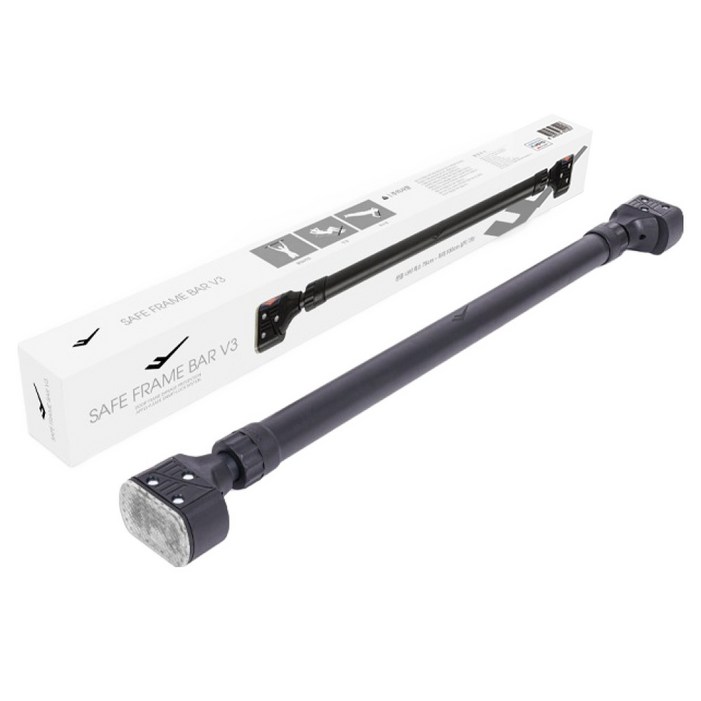 프로스펙스 흠집방지 안전철봉 V3, 블랙