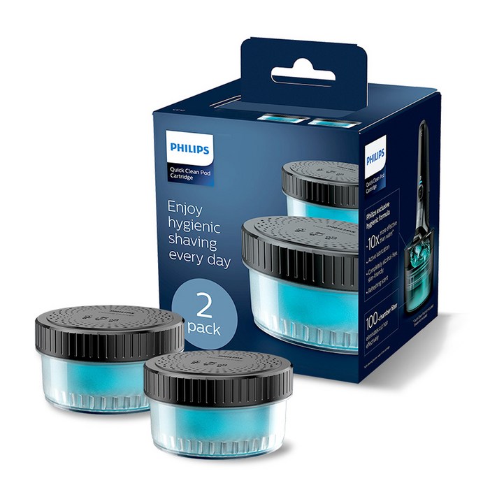 필립스 무선 클렌징 팟 세척 카트리지 세정액 2개입