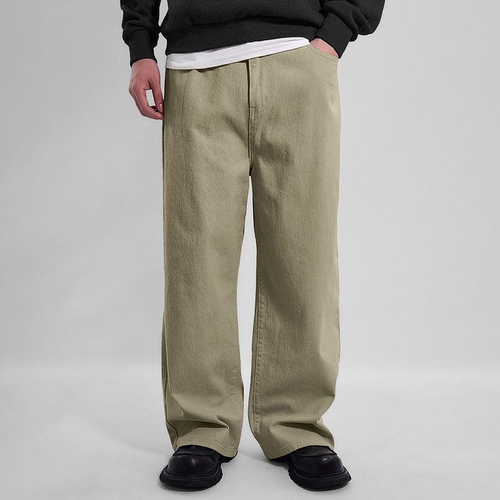 남성용 롱/숏 기장 베이직 코튼 팬츠 P3138