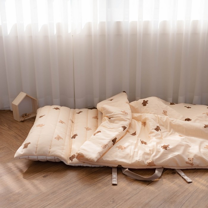 비비엔다 모달 아이싱 듀얼 낮잠 슬림 차렵이불  패드 세트