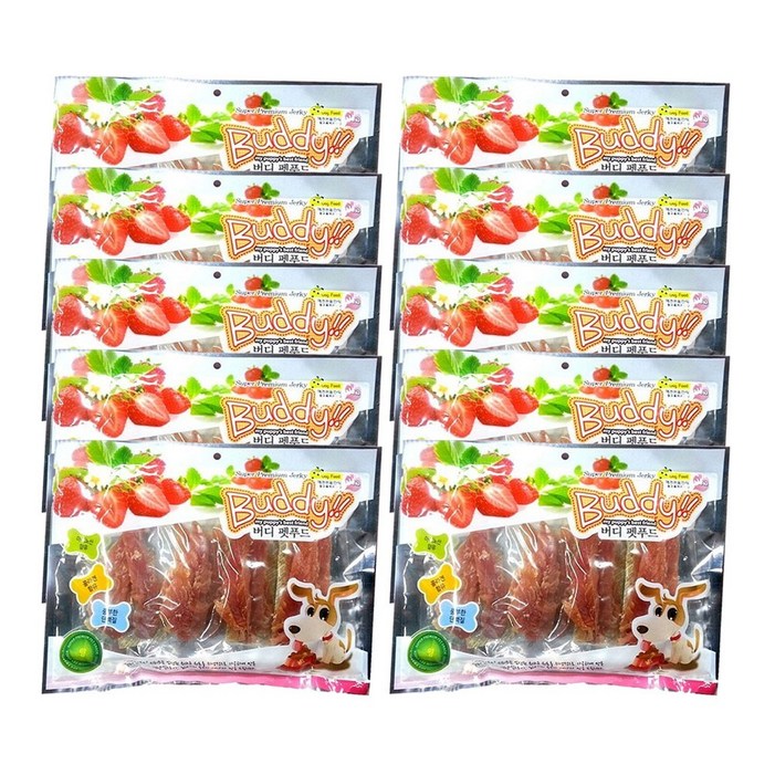 버디 펫푸드 사사미 대용량 400g 10개세트