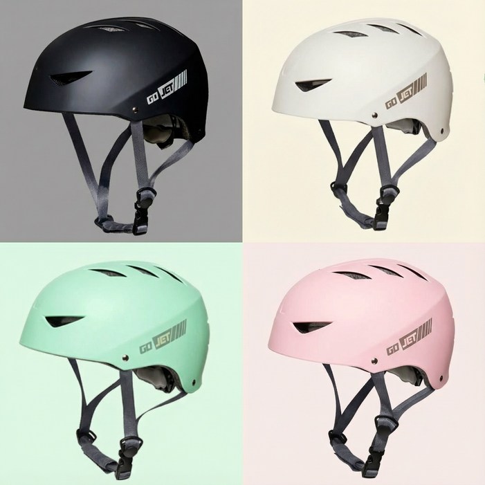 고젯 자전거 헬멧 전동킥보드 전기자전거 안전모 경량 인라인 하이바 라이딩 성인 키즈, 아이보리, 1개