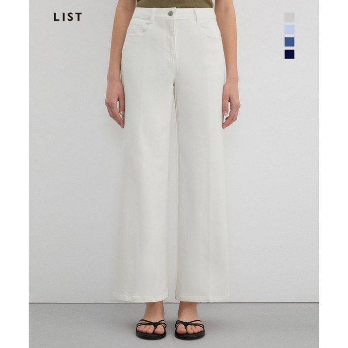 리스트 캐주얼 와이드 데님 팬츠 TSMSLP62060