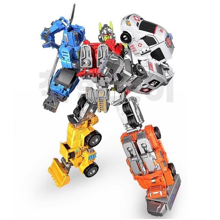 레스큐 합체로봇 6종