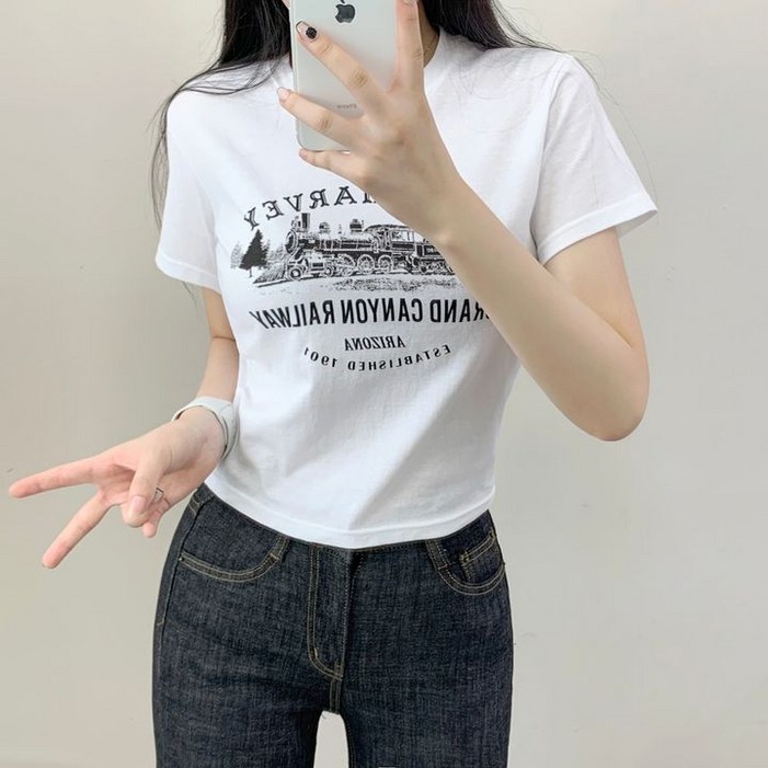 세미크롭 들뜸방지 밑단줄임티 프린팅티셔츠 아리조나 레터링티셔츠 반팔티 프린팅티 레터링티 여름 반팔티 여성 반팔티셔츠 세미크롭 들뜸방지 밑단줄임티 프린팅티셔츠 아리조나 레터링티셔츠 반팔티 프린팅티 레터링티 여름 반팔티 여성 반팔티셔츠