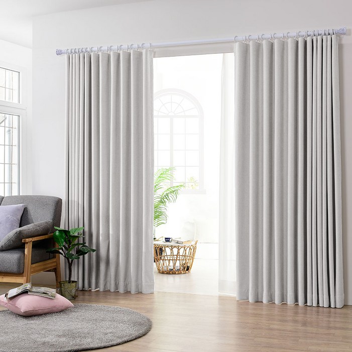 아로아 릴리커튼 무료배송 100프로 암막커튼 열차단 형상기억 자석끈증정 3중직 방한방풍 거실 안방 레일형 핀형커튼 바람막이 커텐