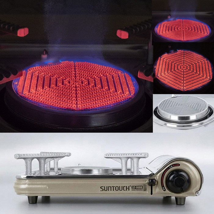 국산 KC인증 고화력 가스버너 세라믹헤드 2중안전장치 휴대용 브루스타 업소용 가스레인지 뽁뽁이포장