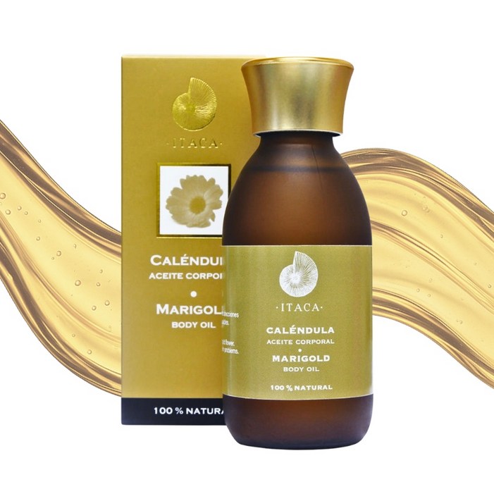 이타카 메리골드 바디 오일 건조 임산부 문제성피부 유기농 천연, 150ml, 1개