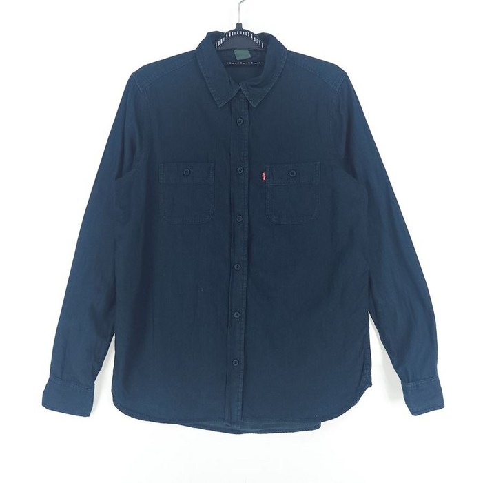 빈티지프렌 여L리바이스 진청 코튼 셔츠