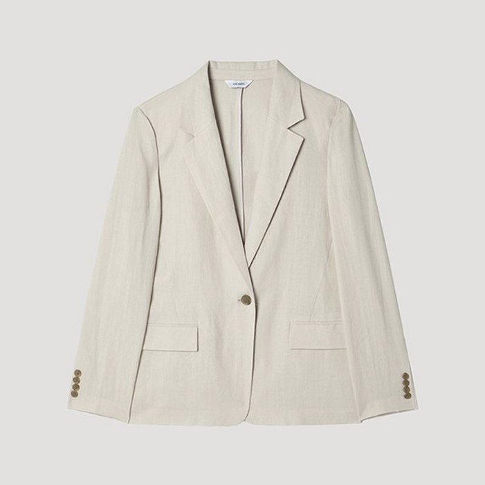 쉬즈미스 린넨 테일러드 자켓 SWWJKP22010 LB