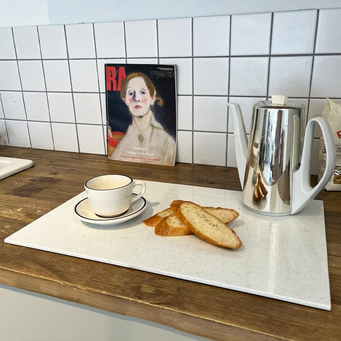 [10/29 예약판매] COVA  베이킹 플레이팅보드 인조대리석 보조조리대 L