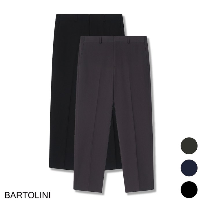 바톨리니 남성용 히든밴딩 일자핏 데일리 테이퍼드 슬랙스 M6XL