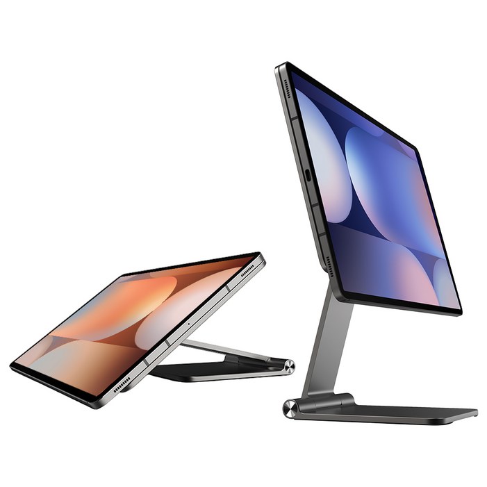 니케 지스냅에어 갤럭시탭 마그네틱 거치대 스탠드, 실버