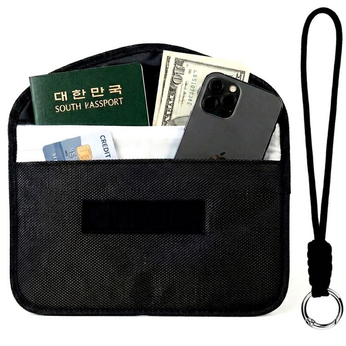 라워스 RFID차단 스트랩 여권 파우치