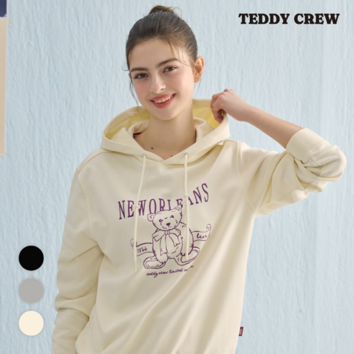테디크루 여성 봄가을 간절기 데일리 그래픽 후드티 1종 TH31W1 테디크루 여성 봄가을 간절기 데일리 그래픽 후드티 1종 TH31W1