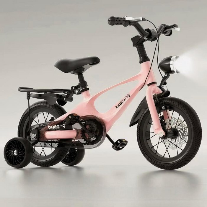 BYOU 아웃도어 어린이 자전거 미니 보조 바퀴 유아 자전거
