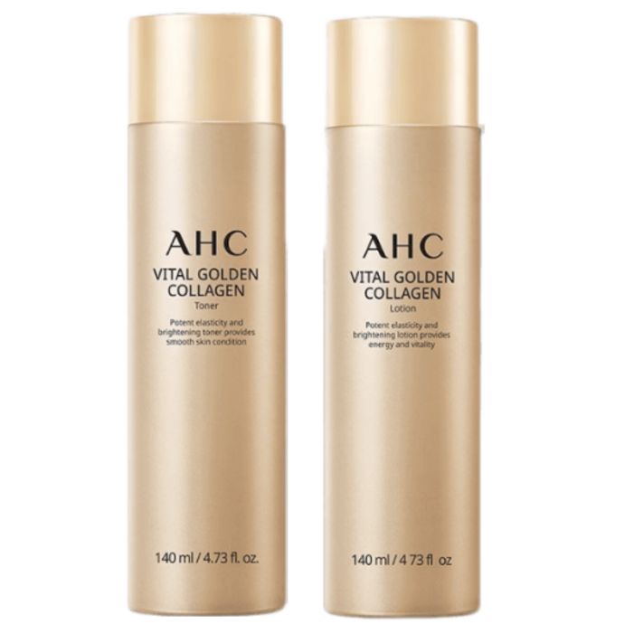 AHC 바이탈 골든 콜라겐 토너 140mL 로션 140mL