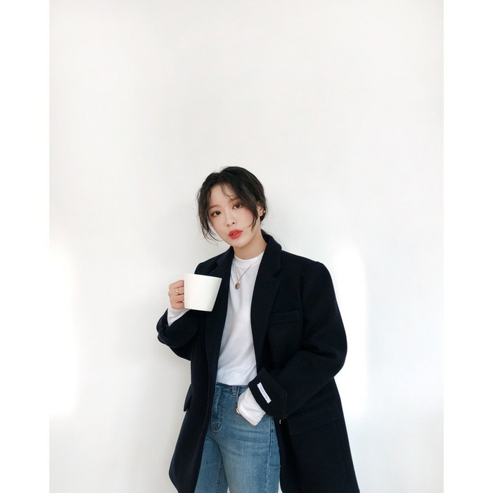 라우드 감성모노 베이직 하프 싱글코트 4477 루즈핏 오버핏 모직 겨울 울코트 라우드 감성모노 베이직 하프 싱글코트 4477 루즈핏 오버핏 모직 겨울 울코트