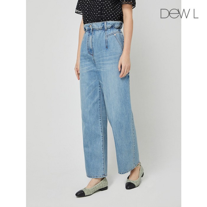 듀엘 밴딩 와이드 데님 팬츠 BLD233PSA408 1041159