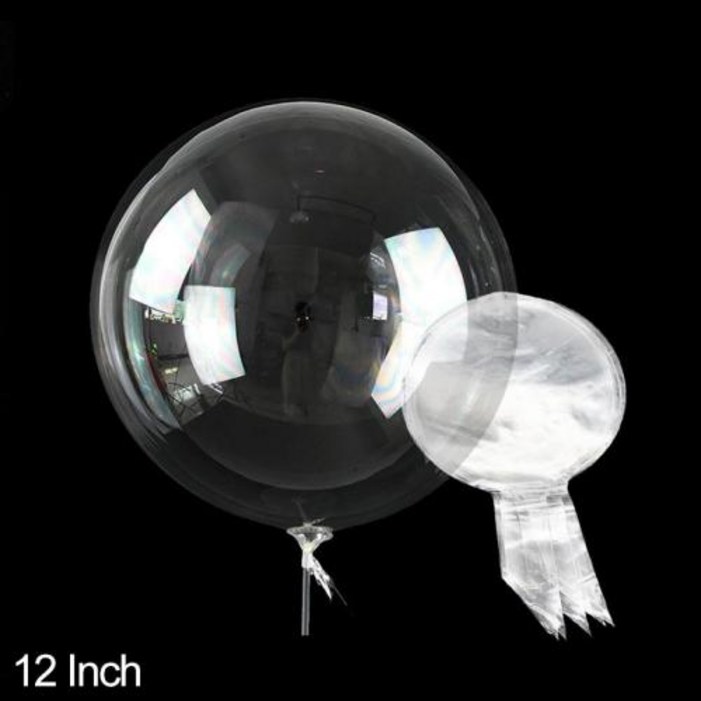 10Pcs 1024inch PVC 주름 없음 보보 투명 투명 풍선 웨딩 파티 장식 DIY 헬륨 풍선 축제 파티 용품