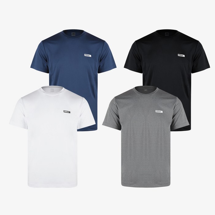 PWX  텐션좋은 소재로 운동일상생활에 활동하기 아주좋은 남성 기본형 반팔 라운드티셔츠 S225352730다크블루