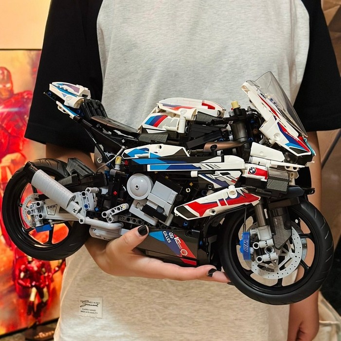대형 바이크 BMW M1000RR 테크닉 호환 블록 성인 취미 키덜트