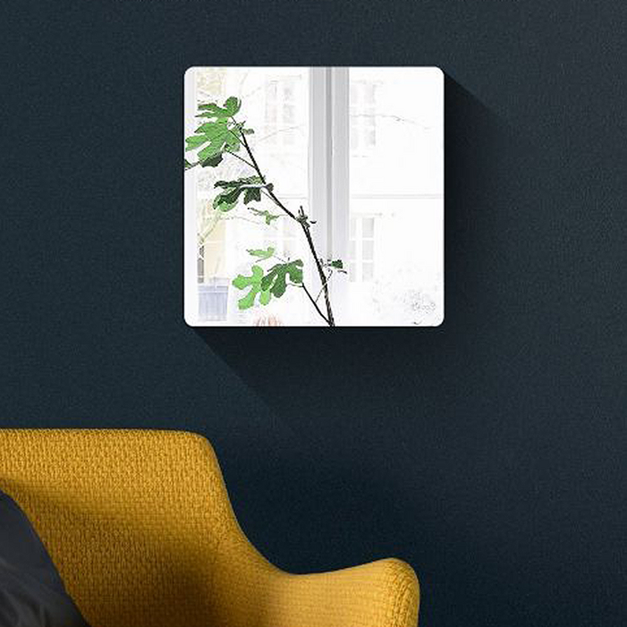 손할매 붙이는 아크릴 거울 부착식 안전거울 벽거울 사각형, 300x300mm